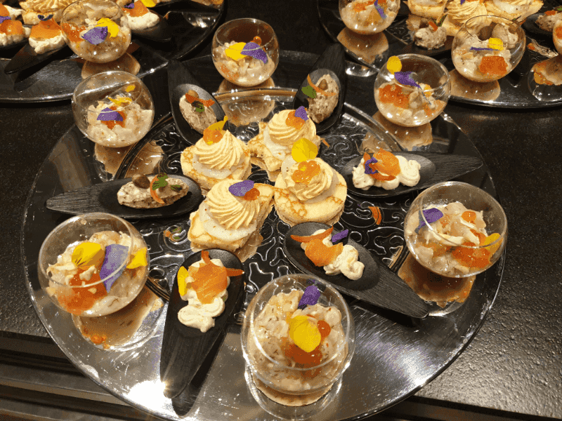 Verrines dessert et canapés