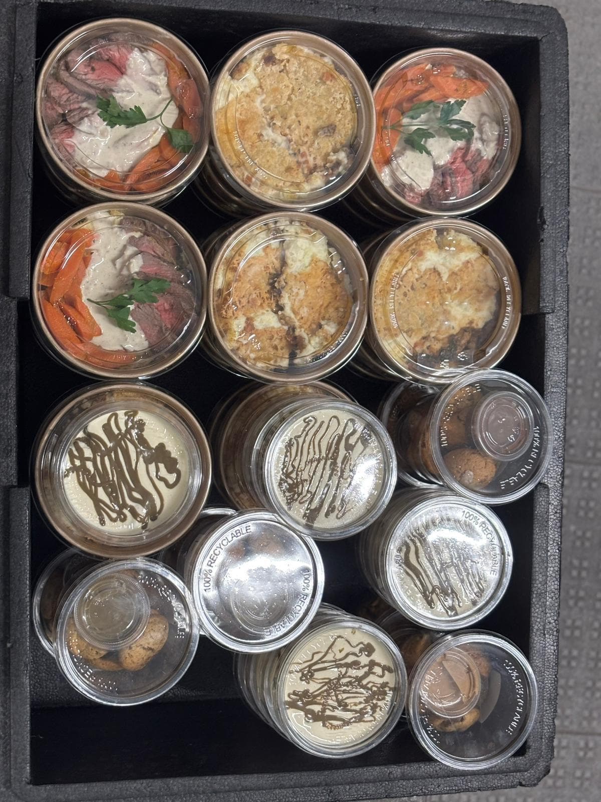 Assortiment de barquettes livrées