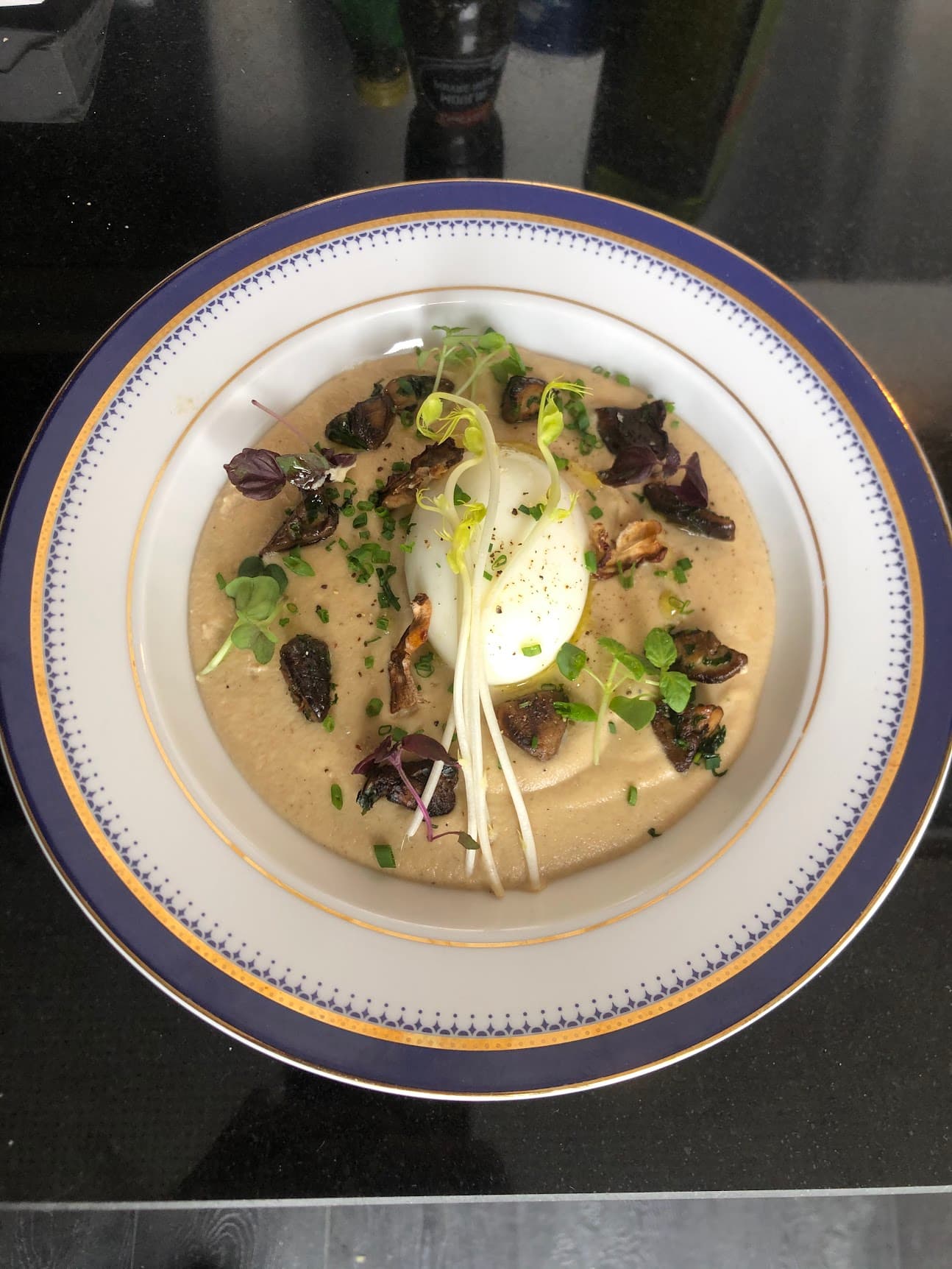 Plat gastronomique signature