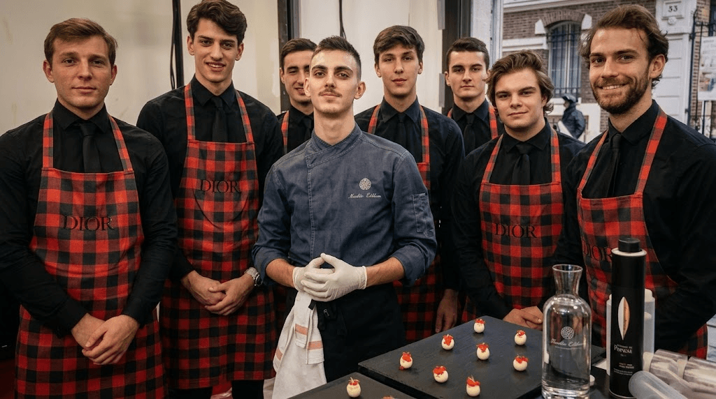 L'équipe Les Instants Gourmet en action