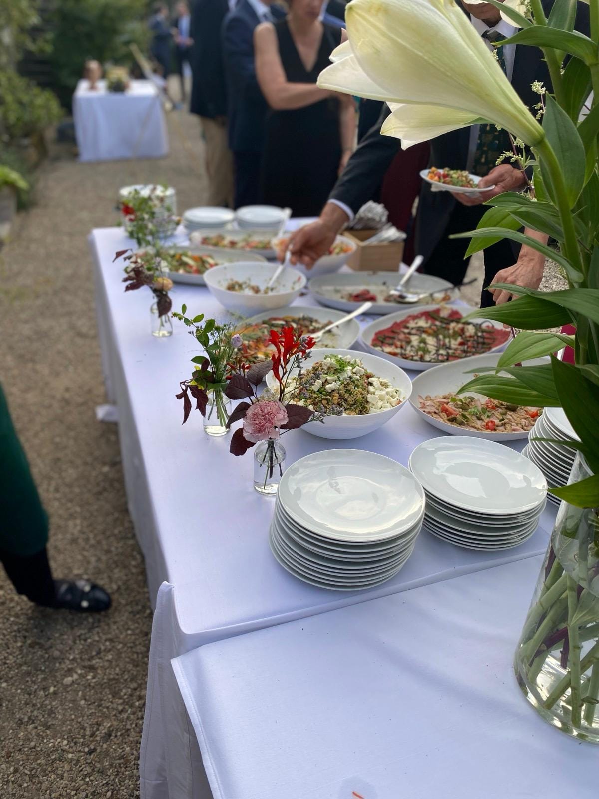 Buffet en extérieur